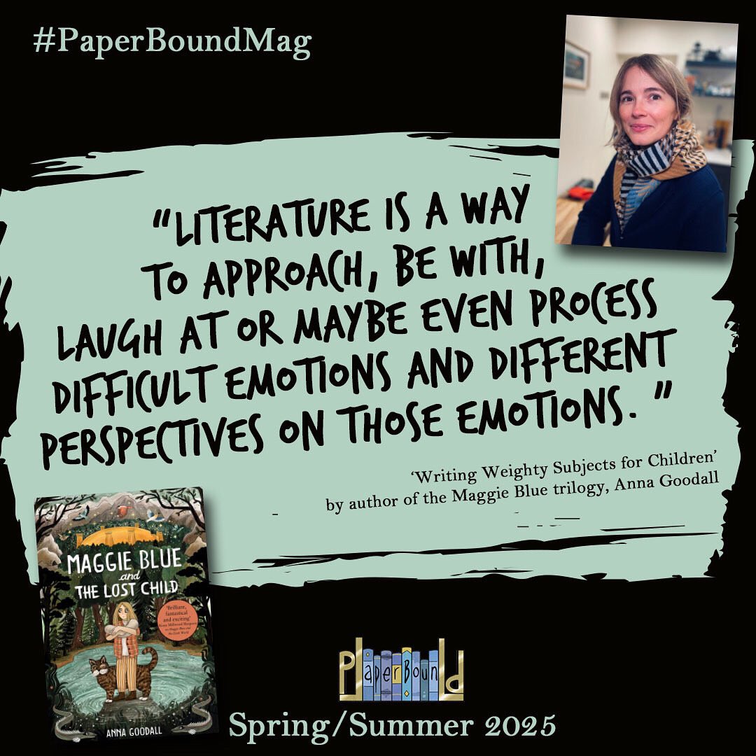 PaperBound Magazine (@paperboundmag) on Twitter photo ๐ <a href="/AGoodallAuthor/">Anna Goodall</a> has shared a brilliant article on โWriting Weighty Subjects for Childrenโ in #PaperBoundMag. Read it free in our latest issue here: paperboundmag.com/issues ๐
#WritingTips #KidLit #WritingCommunity #PaperBoundTeasers #SneakPeek ๐ <a href="/AGoodallAuthor/">Anna Goodall</a> has shared a brilliant article on โWriting Weighty Subjects for Childrenโ in #PaperBoundMag. Read it free in our latest issue here: paperboundmag.com/issues ๐
#WritingTips #KidLit #WritingCommunity #PaperBoundTeasers #SneakPeek