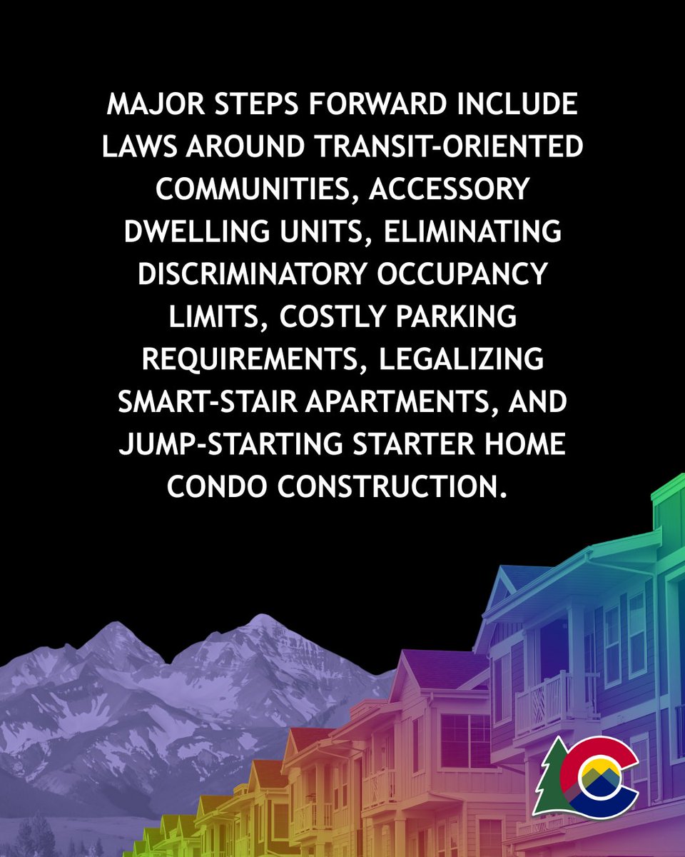 In Colorado, we are building more housing now and breaking down government barriers to new homes. It is more important than ever to lower the cost of living. This action will lead to more housing that people can afford. Today, I am directing relevant state agencies to ensure