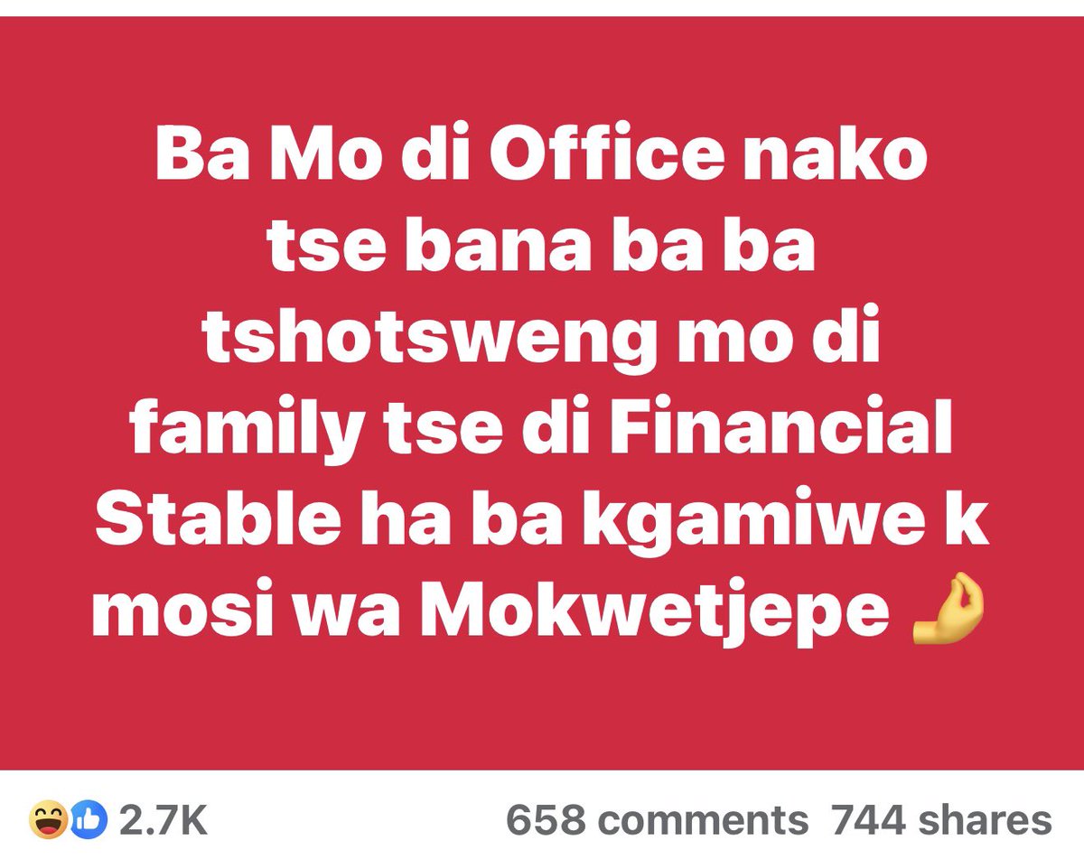 Kenanao Phele (@kfphele) on Twitter photo Social media ke e tshaba moooooo! Look at the shares on this post! Social media ke e tshaba moooooo! Look at the shares on this post!