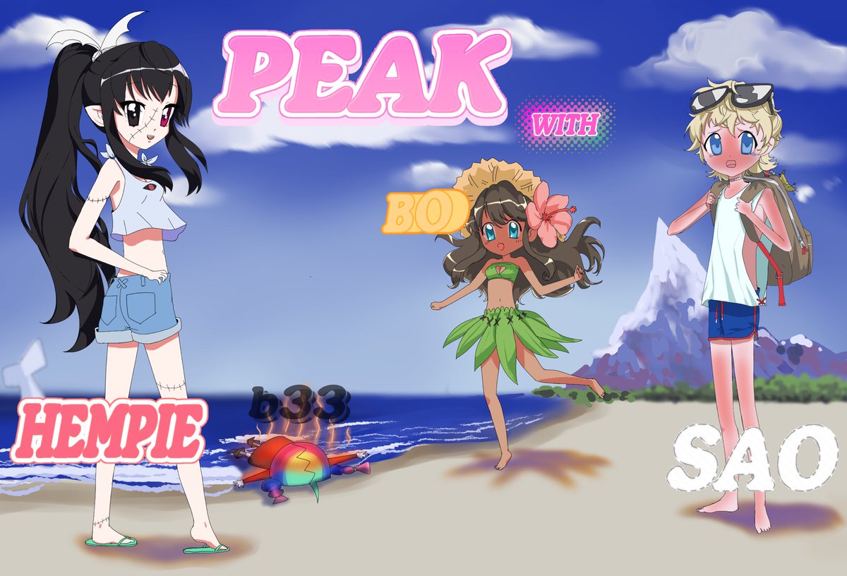 BarleyB0's tweet image. Another PEAK collab with @TheB33WithKnees @hempieVT and @saomatic in about 30 mins 🥹💞 excited to try the new update and hang w these cool peeps