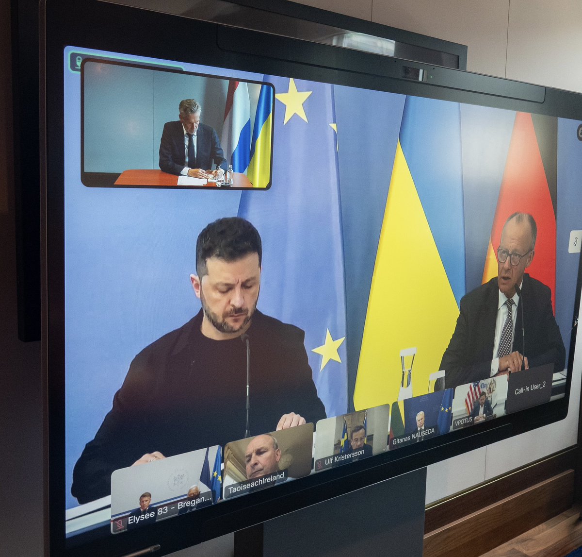 Looking ahead to Friday’s summit between President Trump and President Putin in Alaska, a digital meeting was held today featuring the leaders of the ‘Coalition of the Willing’, along with President <a href="/ZelenskyyUa/">Volodymyr Zelenskyy / Володимир Зеленський</a> 🇺🇦 and <a href="/VP/">Vice President JD Vance</a> JD Vance 🇺🇸. It is clear from this call that there is a
