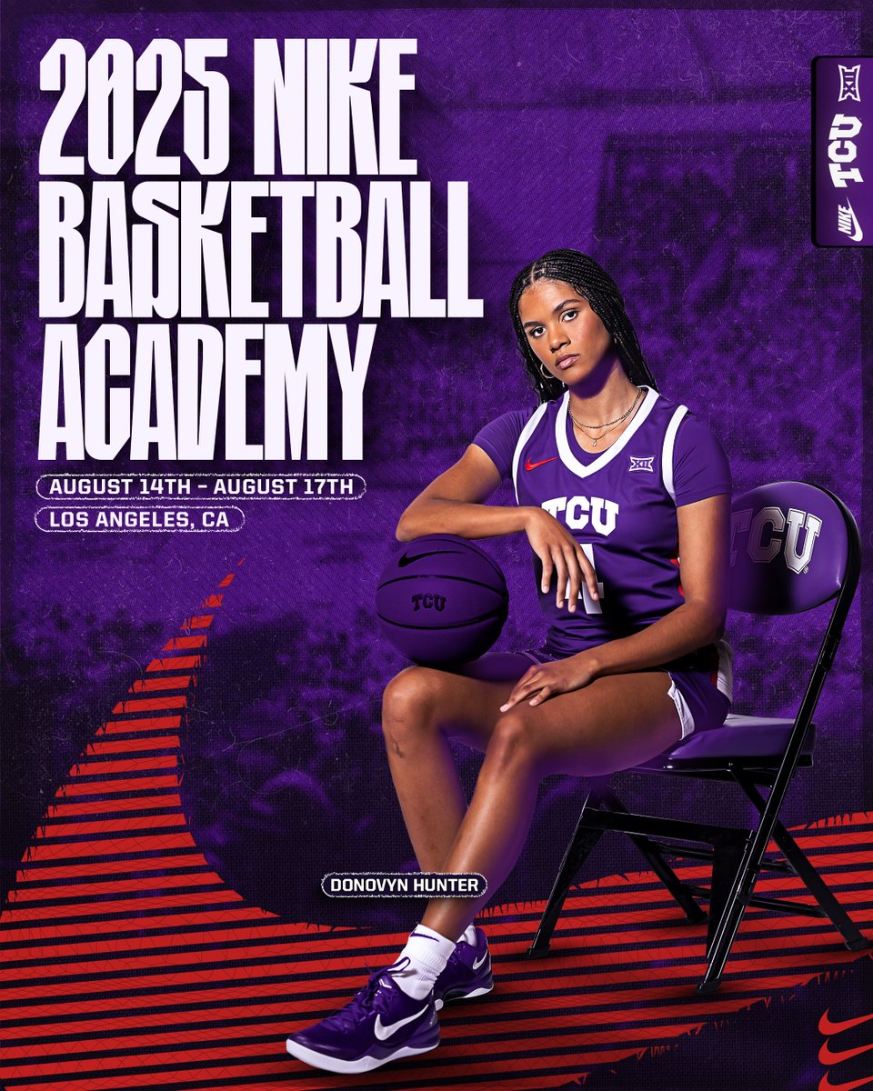 TCU Women’s Basketball (@tcuwbb) on Twitter photo Headed to SoCal to train with the nation's elite 🔥
An amazing and earned opportunity for <a href="/DonovynHunter/">donovyn hunter</a> Headed to SoCal to train with the nation's elite 🔥
An amazing and earned opportunity for <a href="/DonovynHunter/">donovyn hunter</a>
