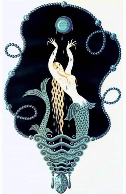 エルテ(Erte)の人魚は涼しげで好きです。憧れのアーティストです。