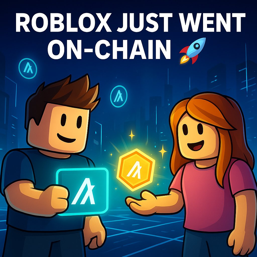 🚀 Big news for #Roblox &amp; #Algorand fans!

Now generate wallets, sign TXs, and send ALGO—all in-game. 

NFTs, rewards &amp; decentralized economies coming? 
🎮💰 #Web3