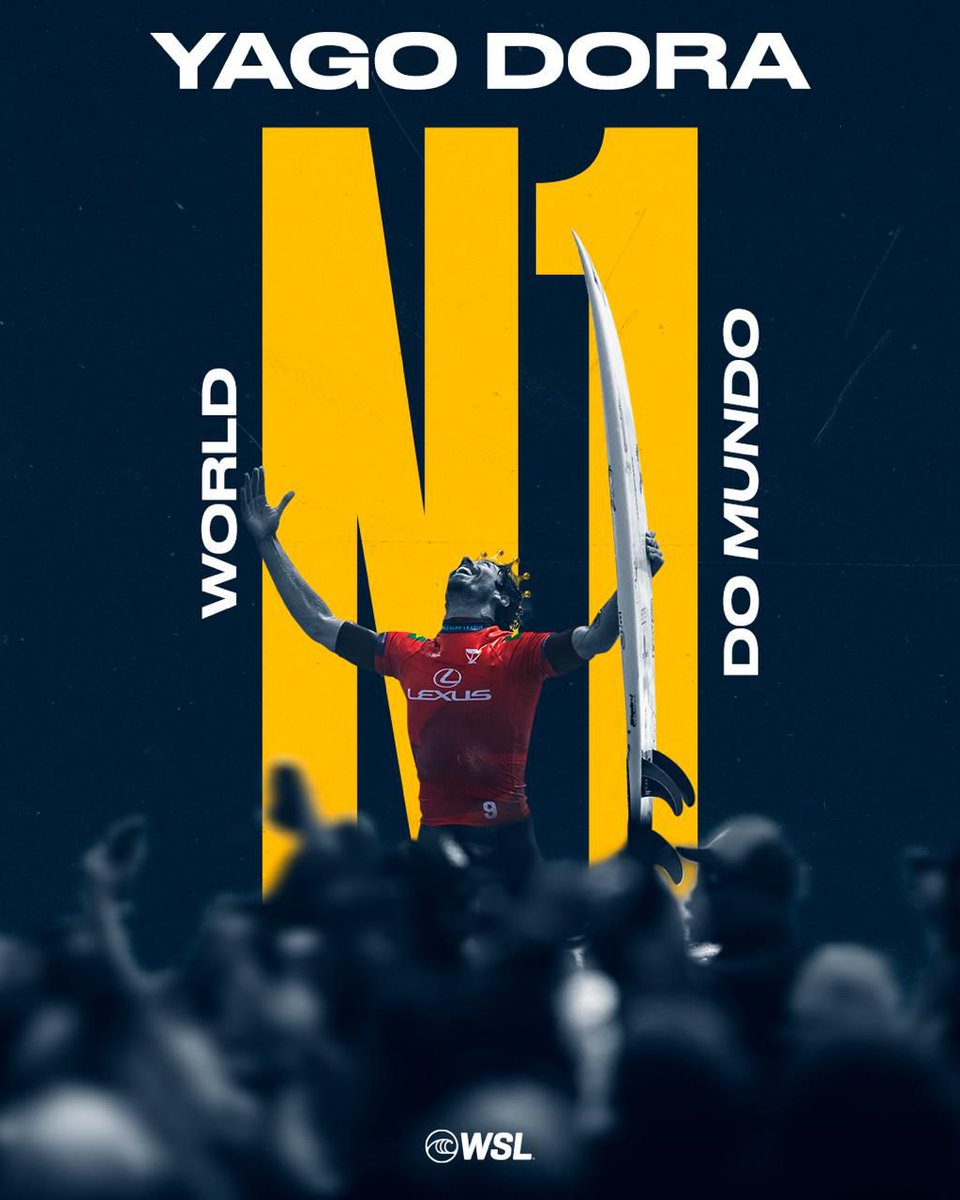 WSLBrasil's tweet photo. A AMARELA SEMPRE FOI NOSSA!!! 🇧🇷💛

ELE É O N°1 DO MUNDO! 🔥 ELE É O DONO DA LYCRA AMARELA! 🐐

O Skinny Goat, @yagodora, vai chegar no Finals 2025 como LÍDER DO RANKING e com gigantesca vantagem! 🌊⚡

#WSLBrasil https://t.co/oggmjGRjJl