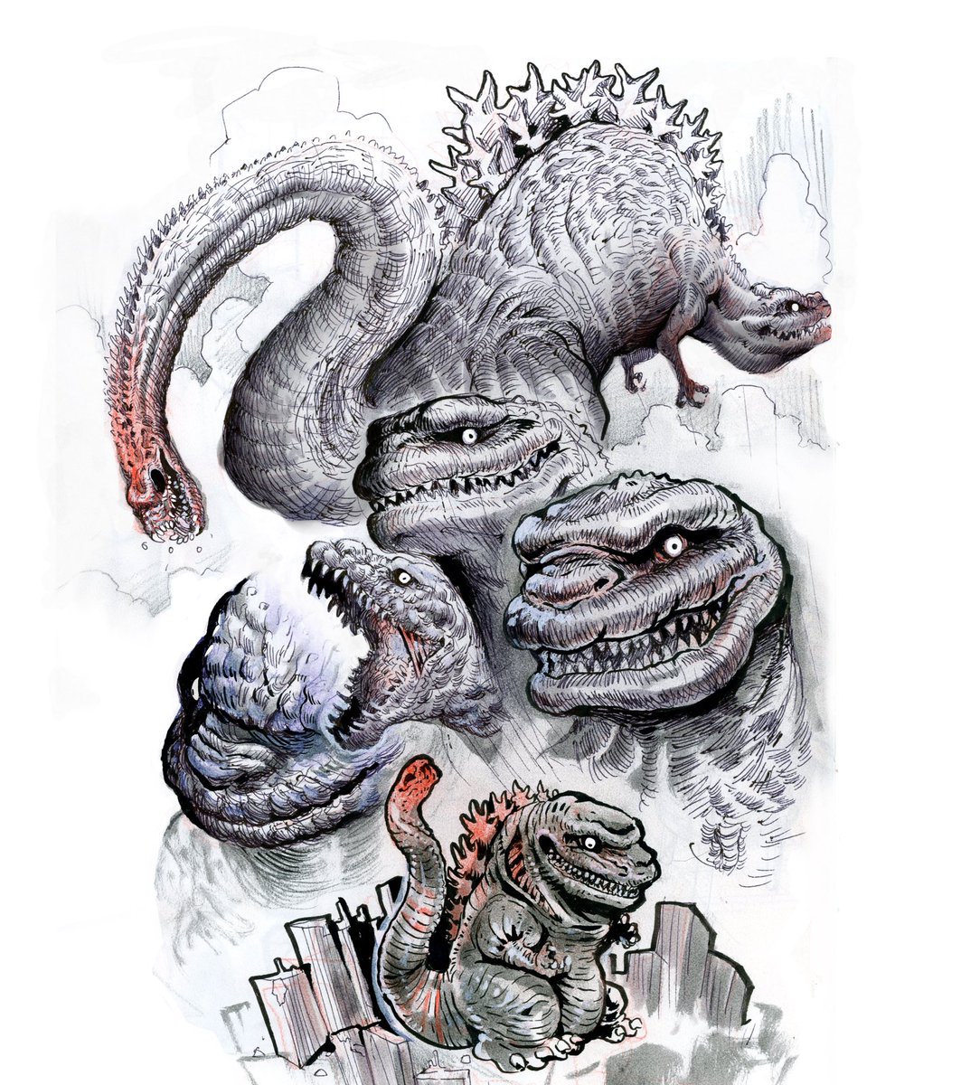 Just a page of Godzillas