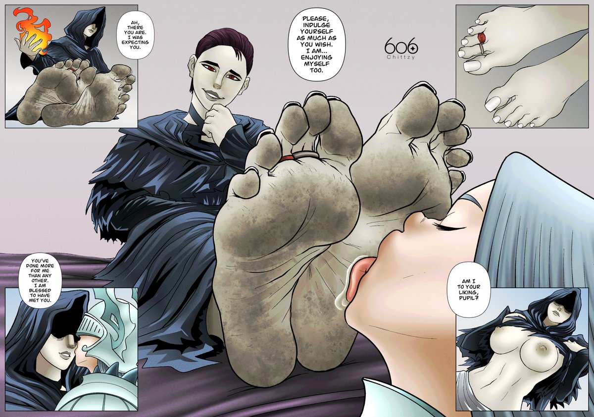 Quelana 
#footfetishart #footworship