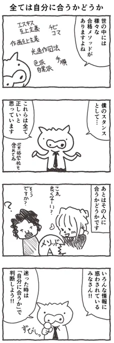 いろいろ飛び交っている合格メソッドは「発信者にとっては正しい」が正解です。

それが自分に合うか、モノに出来るかを試した上で判断するステップが必要です。
#一級建築士試験 