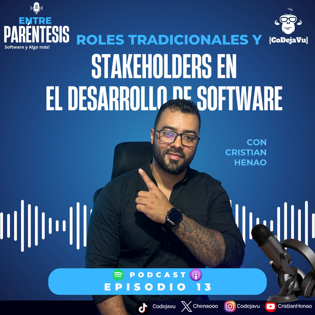 chenaooo's tweet image. 💻 En este episodio hablamos sobre los roles, sus responsabilidades, habilidades y la importancia de los stakeholders.
Quizá descubras a qué rol podrías apuntar según tus fortalezas.
open.spotify.com/episode/3cNBwk…
#DesarrolloDeSoftware