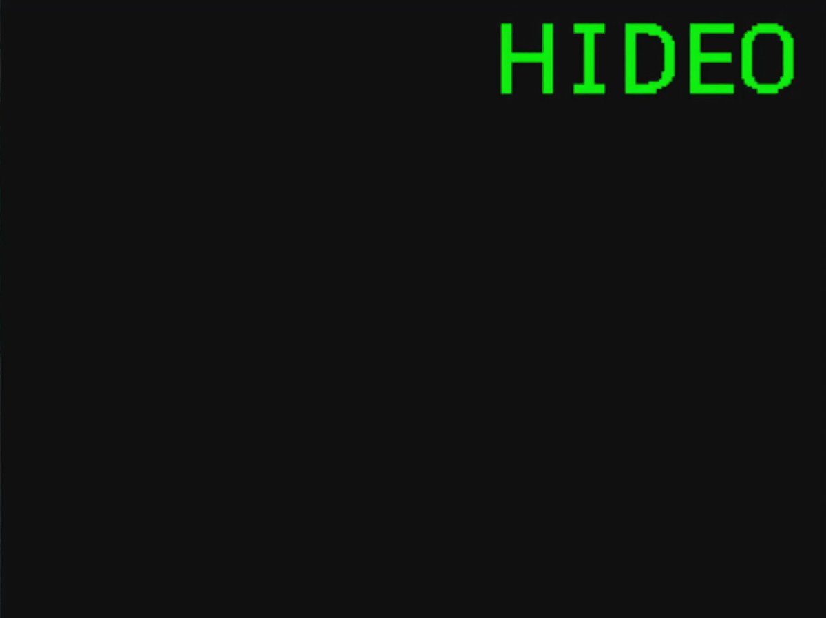 OrdinalArcade's tweet image. ✨   Throwback Thursday   ✨

Remember the Psycho Mantis fight in Metal Gear Solid? Suddenly the screen blanks out, and that green “HIDEO” logo pops up like your TV’s switched to AV mode. Total mind bend. Had me flipping through my TVs source list.