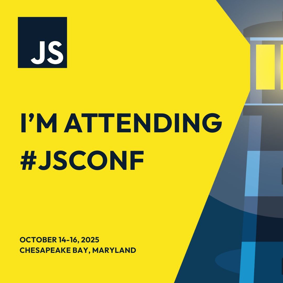 harper_fast's tweet image. Harper is sponsoring JSConf North America 2025 🎉
We’re all in on this amazing JavaScript community—ideas, hallway chaos, and all.
🗓️ Oct 14–16
📍 Chesapeake Bay, MD
👉 buff.ly/Vhti0zB #OpenJS