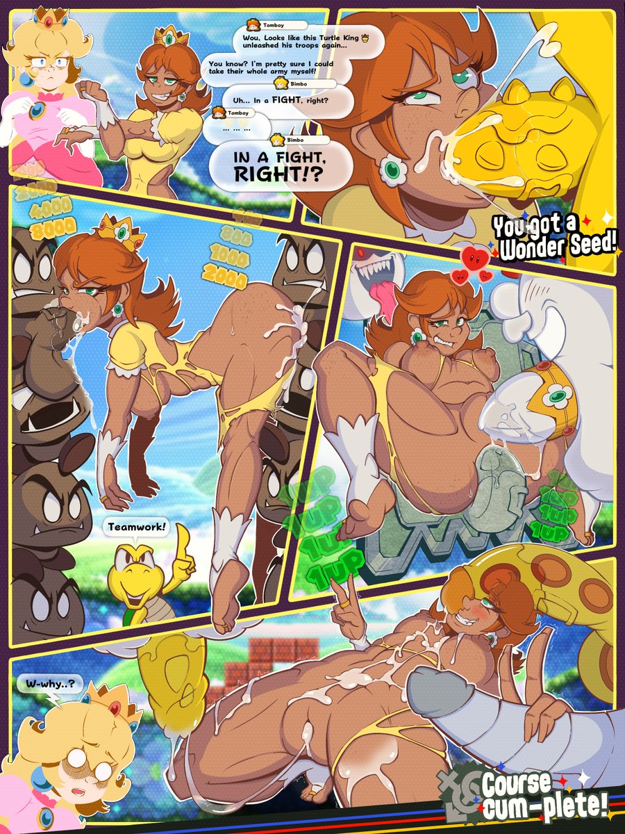 #NSFW For no apparent reason, our favorite tomboy princess has decided to take on a whole army all by herself! And of course, in the only logical way 😏 If you really want me to keep editing commissions like this, don’t forget to show some love 💖