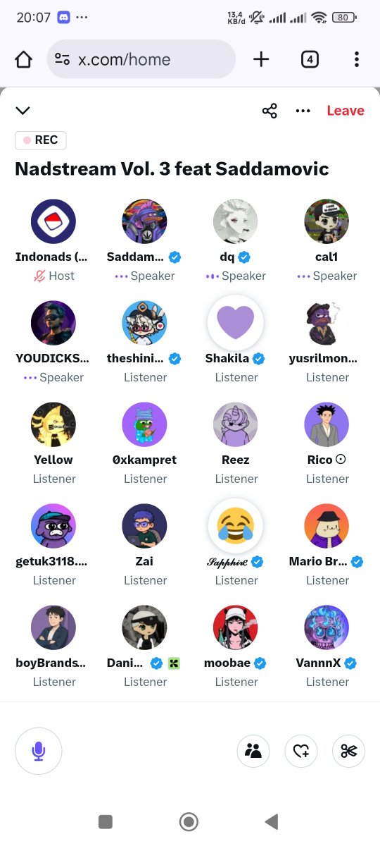 ilham fadilah🧡(Ø,G) (@ilhamfadil11) on Twitter photo com n join with us on event x space nadstream feat <a href="/SaddamWeb3/">Saddamovic ⨀</a> Gbansos, com come here <a href="/indonads_/">Indonads (evm/acc) 🇮🇩</a> letsgooo
x.com/indonads_/stat… com n join with us on event x space nadstream feat <a href="/SaddamWeb3/">Saddamovic ⨀</a> Gbansos, com come here <a href="/indonads_/">Indonads (evm/acc) 🇮🇩</a> letsgooo
x.com/indonads_/stat…