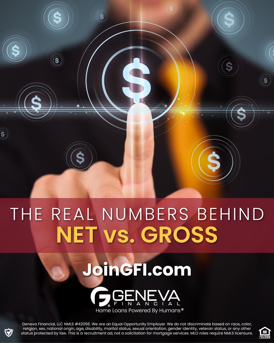 BretonGMac's tweet image. They brag about GROSS. We pay NET.
 176 BPS YTD. 2x+ industry avg for years.
Ready to keep more of what you earn?
📩 Let’s talk.
#MortgagePros #Transparency #GenevaFinancial #RecruitWithPurpose
