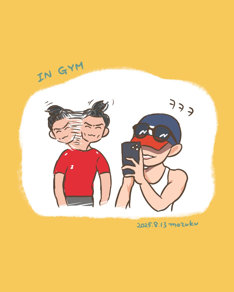 The4th_210405's tweet photo. Today’s Taecyeon

ジム🍎　with JUN. K📸

#もず描き https://t.co/djYIeanbUf