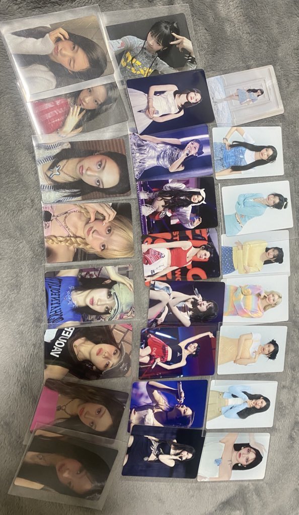 Iverson333322's tweet photo. ～KーPOPトレカ販売～

【譲】画像のもの

【求】買取(PayPay)

お求めのものがございましたら購入希望金額を書いてリプまでお願いします！！

 #トレカ販売  #aespa  #BABYMONSTER 
 #fromis_9  #NMIXX  #LESSERAFIM https://t.co/FnfBZLd9vZ