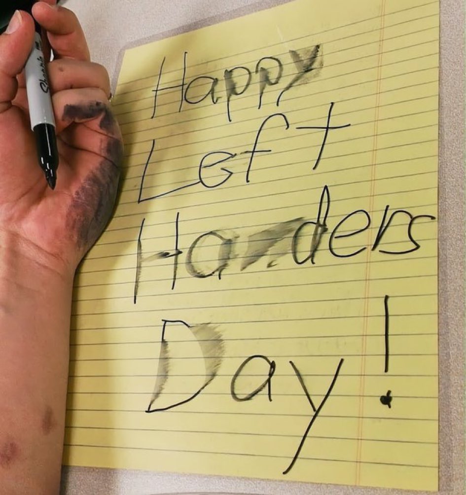 #internationallefthandersday #lefthandedday