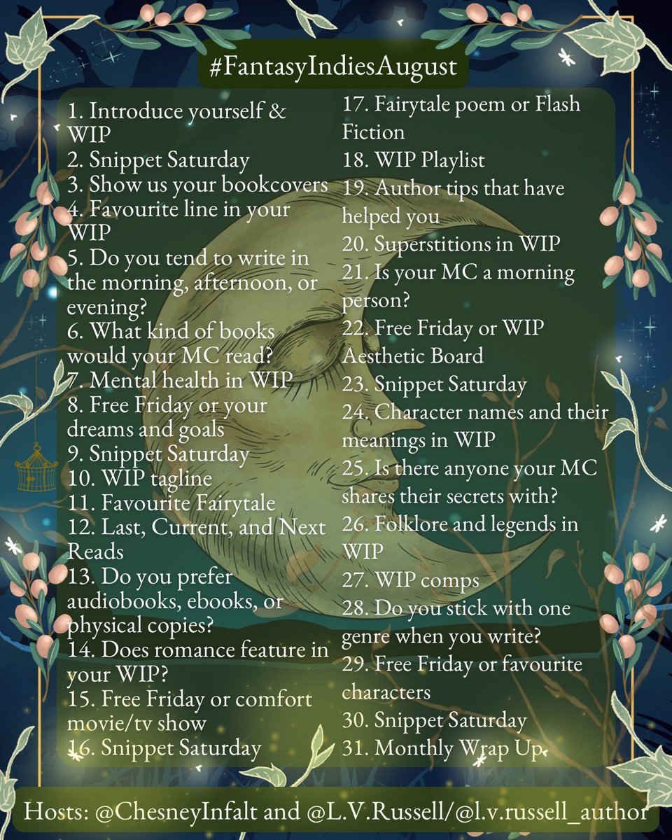 Day 13 ~ #FantasyIndiesAugust 

I prefer to read e-books because it's convenient. I can read anywhere, even if it's dark. I'm trying to get back to hard copies now that I have real prescription glasses and I'm not blind! 😅🤓