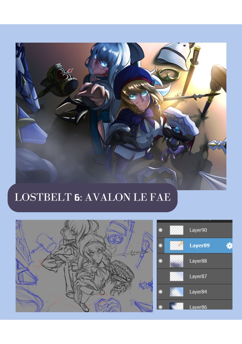 [ FATE/GRAND ORDER ]
Heya! Thank you to <a href="/SofiaEbby/">Sofia Ebby 🐐 💙</a> and <a href="/FatePhilippines/">Memories Of Chaldea: An FGO 10th Anni PH Fan Event</a> for making the Memories of Chaldea event happen, This will be an unforgettable memory✨🫶

Here are my artworks that I made for the event along with behind the scenes progress and inspo's
#FGO