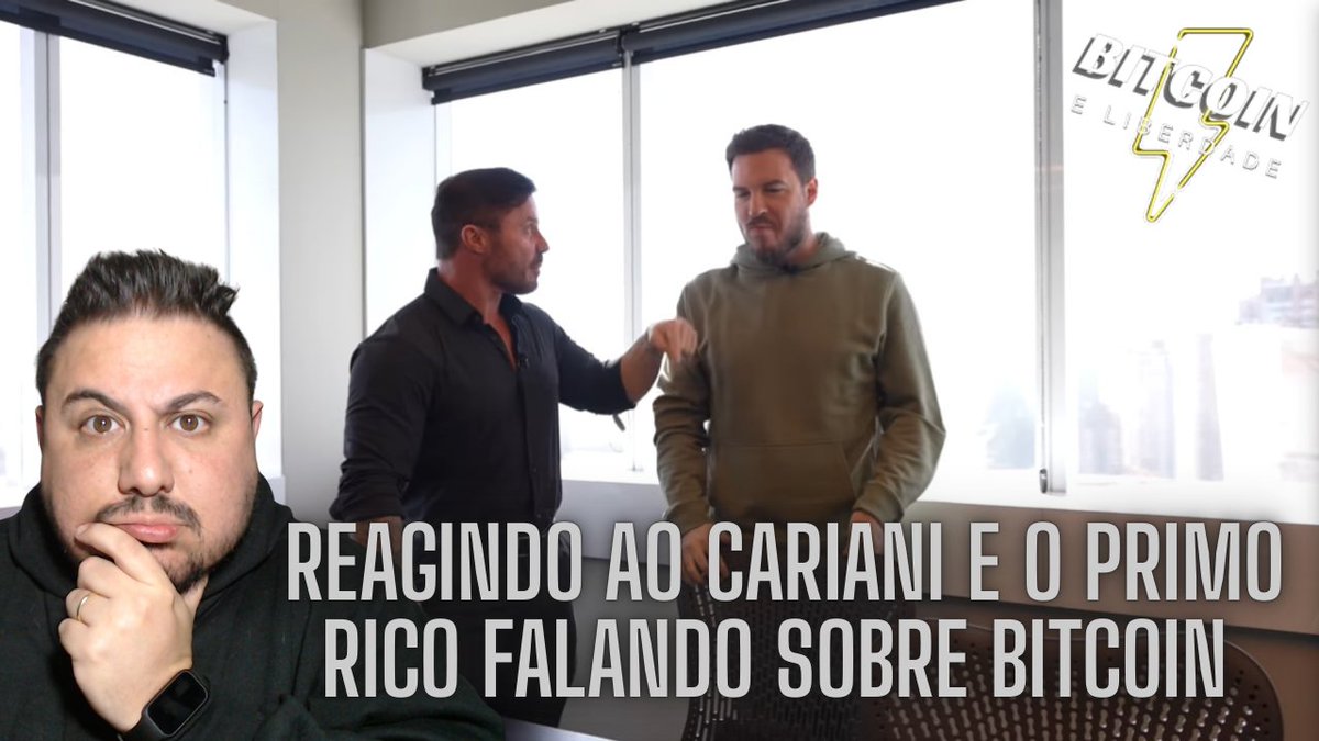 Bitcoin Convence Thiago Nigro e Cariani? https://t.co/SB6lSd7x9f