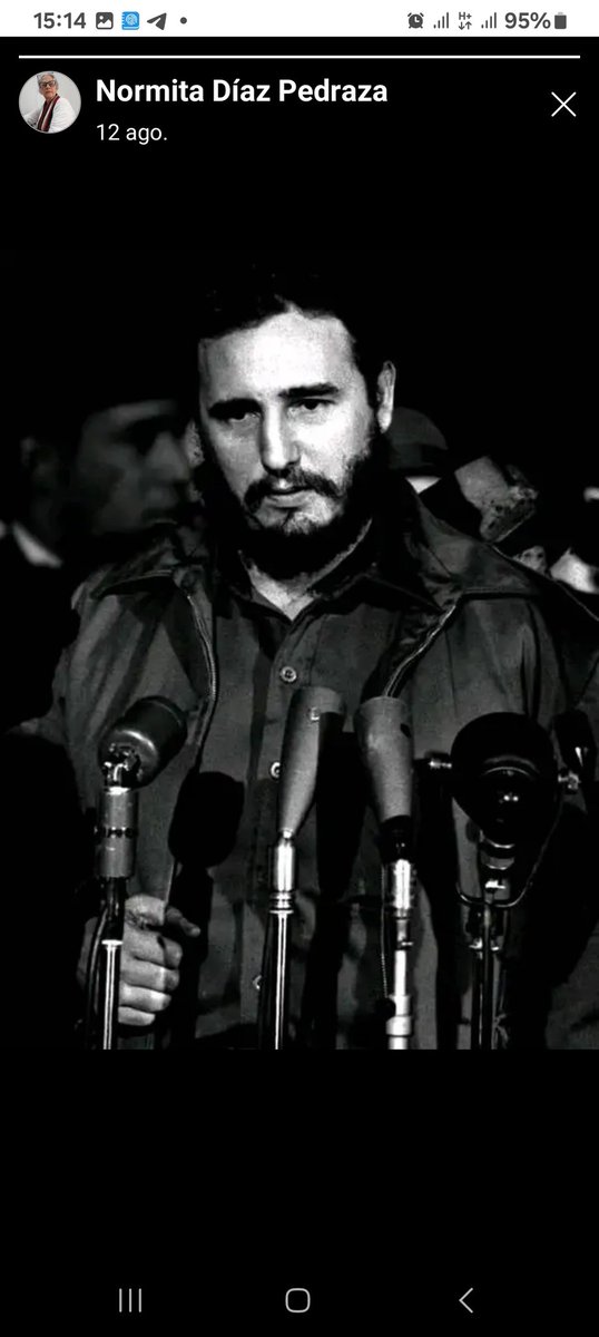 solcarcu's tweet photo. "...La confianza absoluta que coloca en el contacto directo. Su poder de seducción. Busca los problemas donde están. Su paciencia es invencible. Su disciplina es de hierro.  La fuerza de su imaginación lo empuja hasta los límites de lo imprevisto". Ese es FIDEL. G.García Márquez https://t.co/LqI8dlzilr