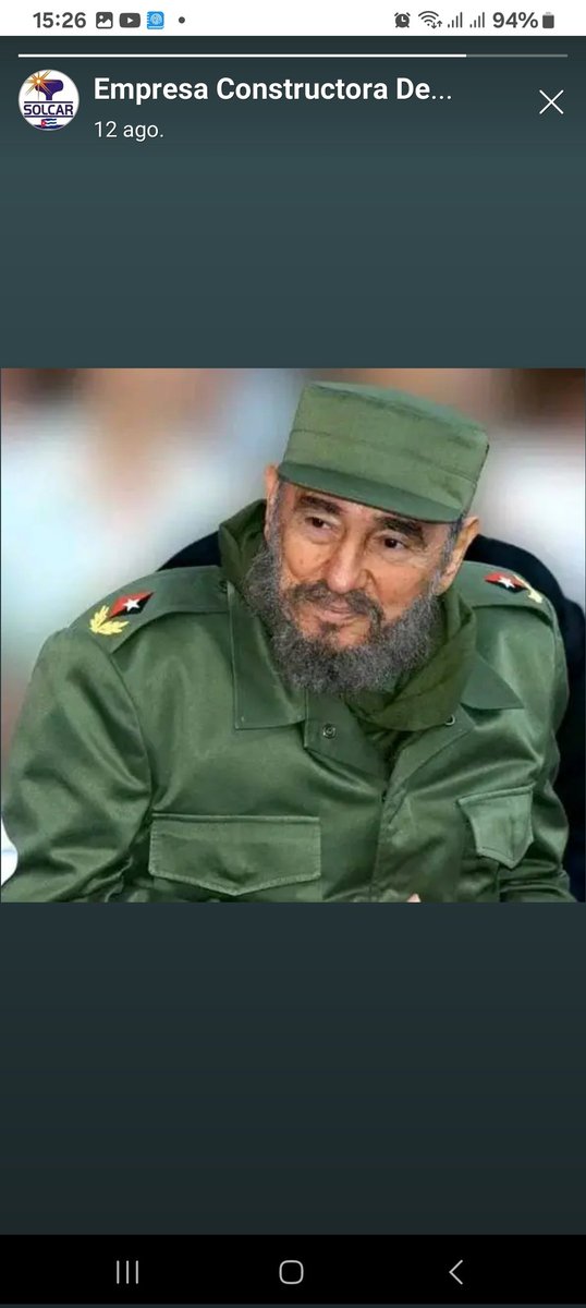 solcarcu's tweet photo. "...La confianza absoluta que coloca en el contacto directo. Su poder de seducción. Busca los problemas donde están. Su paciencia es invencible. Su disciplina es de hierro.  La fuerza de su imaginación lo empuja hasta los límites de lo imprevisto". Ese es FIDEL. G.García Márquez https://t.co/LqI8dlzilr