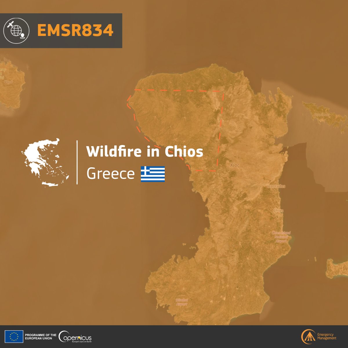 Copernicus EMS tweet media