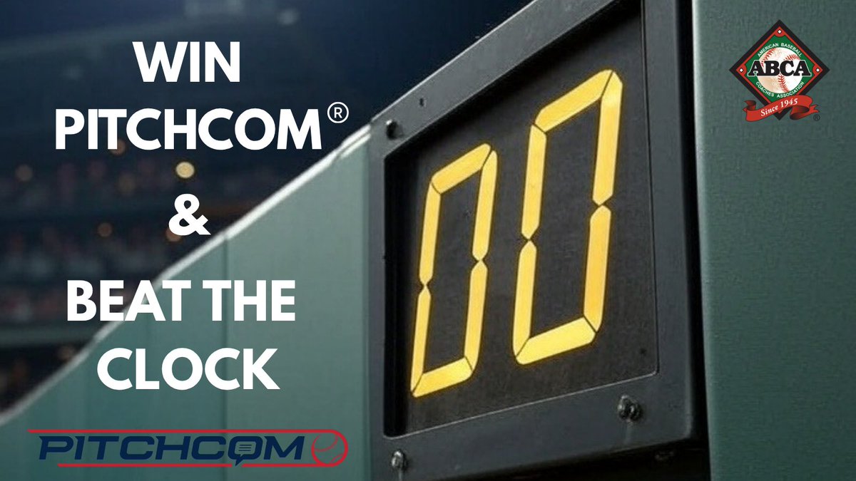 🚨 NEW GIVEAWAY ALERT: $4,000 VALUE! 🚨

The ABCA and <a href="/PitchCom_Sports/">PitchCom</a> are giving one lucky member the ultimate upgrade — a four-piece PitchCom® Audio Kit + FREE 2-year lease!

💥 Secure, real-time coach-to-player communication trusted by MLB &amp; the past three NCAA Div. I Men’s