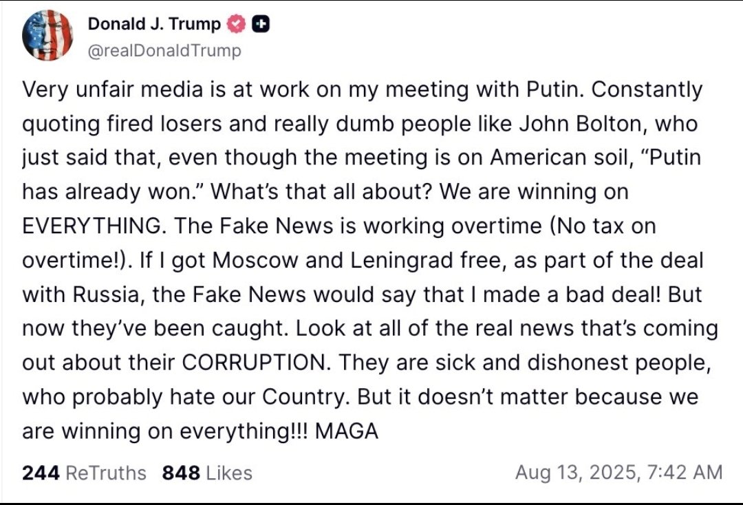 Puting hope into this guy for anything is actually quite stupid. Still many set hope in Fridays talks.  Desperate times, stupid times.