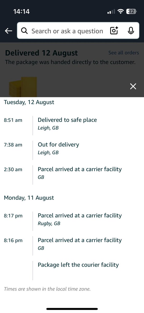 <a href="/BBCWatchdog/">BBC Watchdog</a> I have recently had 2 parcels delivered by Evri <a href="/evrisupportline/">Evri Parcel Support</a> both times it has just been thrown over the gate (see photos) impossible to talk to them. They are the worst delivery company &amp; people should be discouraged using them. Please shame them. Thanks