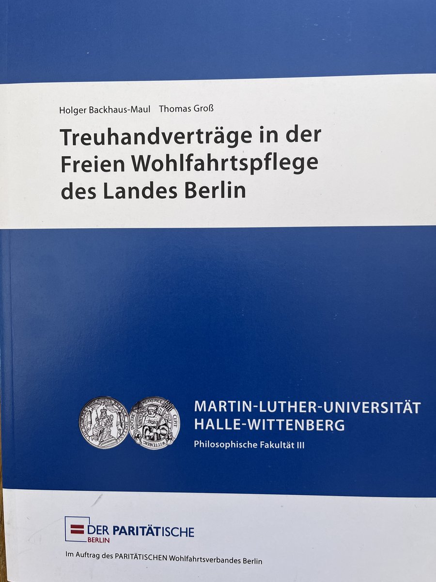 #Wohlfahrtsverbände als gesellschaftspolitische Avangarde? Eigensinn und Eigenständigkeit?
Eine Studie aus der Zeit, als sich die Freie Wohlfahrtspflege gegenüber dem staatlichen Zuwendungsgeber emanzipieren wollte ... 
<a href="/bagfw/">BAGFW</a> <a href="/fgz_risc/">Forschungsinstitut Gesellschaftlicher Zusammenhalt</a>