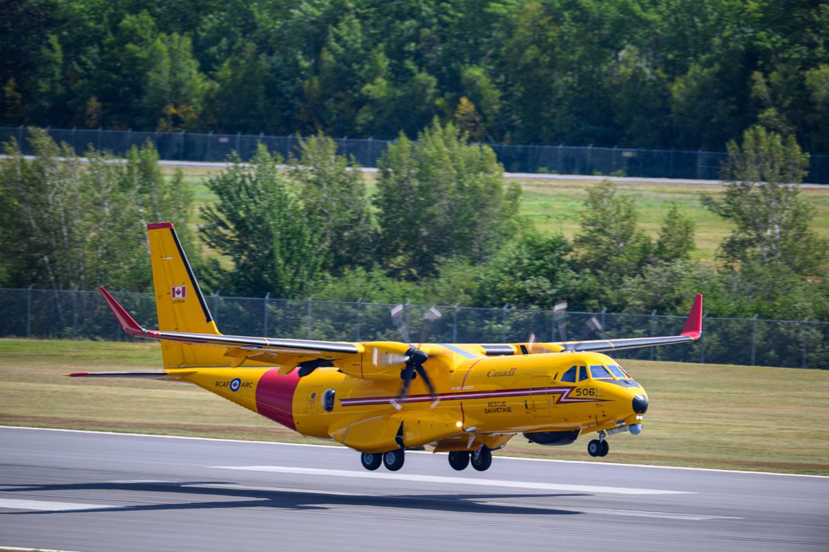 RCAF_ARC's tweet photo. Welcome to 14 Wing Greenwood, Kingfisher! The CC-295, Canada’s new fixed-wing #SAR aircraft, has arrived. #413Sqn continues their training to be mission-ready in 2026, boosting Canada’s #SearchAndRescue capability. https://t.co/bW5MEhBC1h