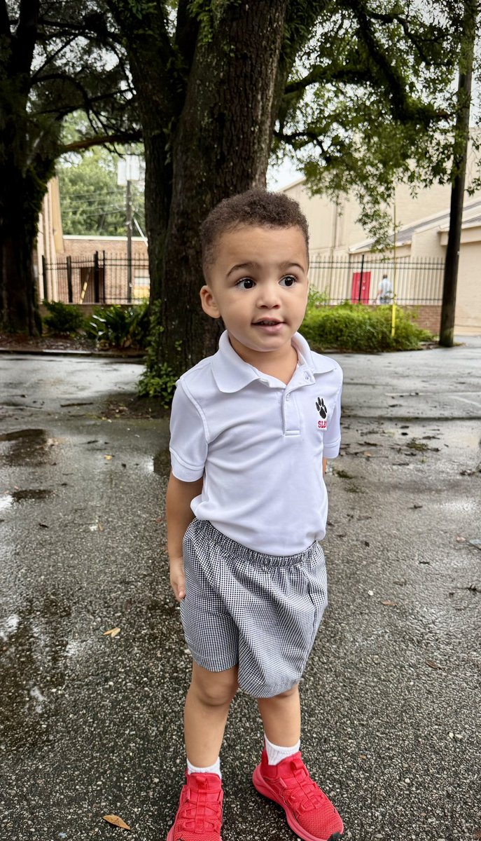 Today was a big milestone, Rio’s first day of big boy school! He was good as gold getting ready this morning and couldn’t wait to meet his new classmates. Here’s to new friends, fresh adventures, and a great start to the academic school year. #RioWilk #DadLife #School 🍎✏️
