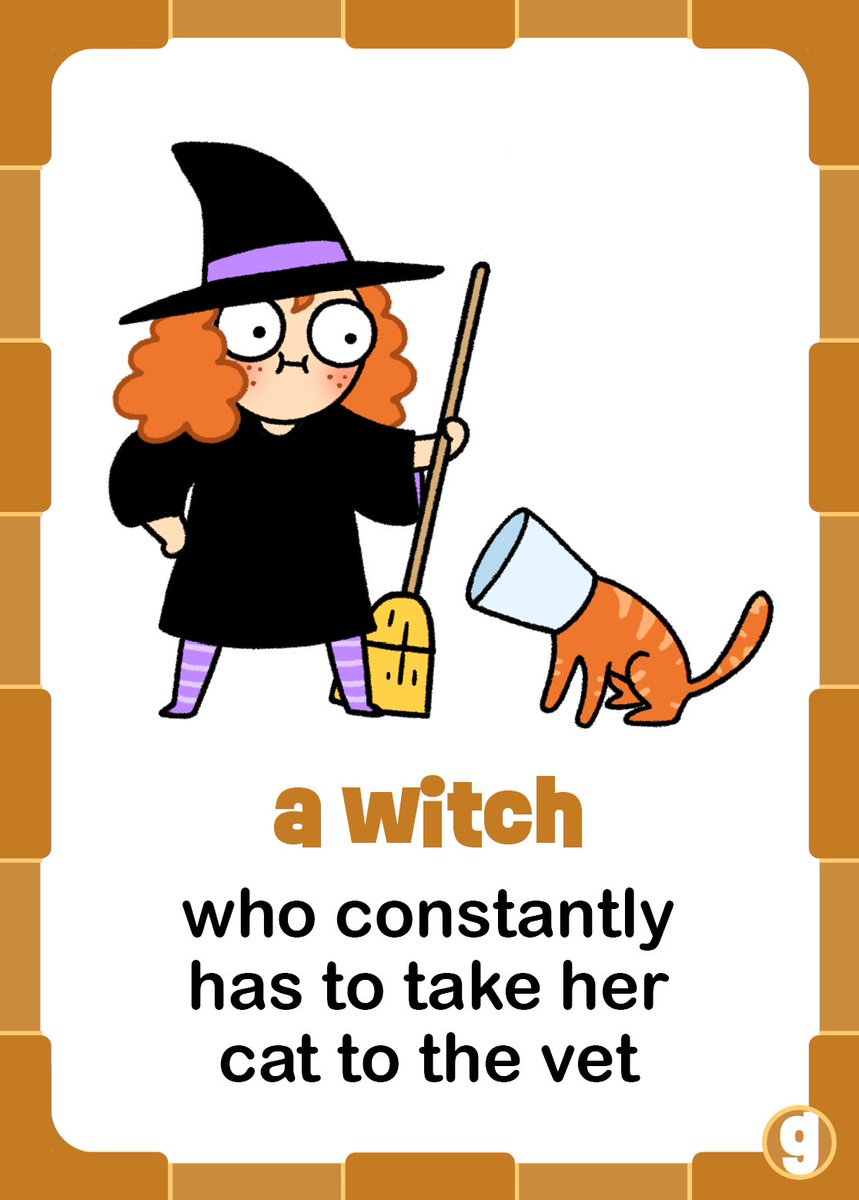 rockpapercynic's tweet photo. The realm needs saving and your only hope is... a witch who constantly has to take her familiar to the vet? 🧙‍♀️🐈

So close to unlocking @SarahCAndersen's guest card for Dungeon Tryouts!

My "misadventure fantasy" party game is live for 2 more days! https://t.co/wHPuPpYfwk https://t.co/tJENOH9lPi