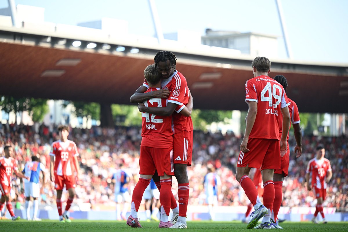 FCBayernUS's tweet photo. Strong performance in Zurich!🔥 We’ve won every preseason match! ✔️
Catch the highlights from #GCZFCB ▶️🔴https://t.co/KV94giMLnq
#MiaSanMia #FCBayern https://t.co/gGd7GvGXxK