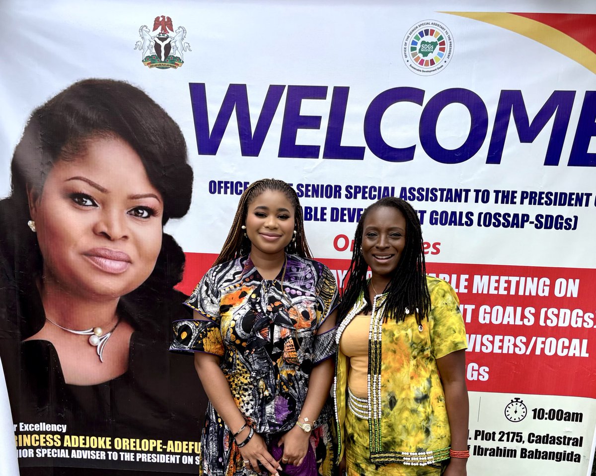 Sally Suleiman (@is_salsu) on Twitter photo Yesterday in Abuja, I joined colleagues from the 36 states for high-level discussions on the Sustainable Development Goals, presided over by Her Excellency Princess Adejoke Orelope-Adefulire <a href="/Adejoke_O_A/">Adejoke O-Adefulire</a> Senior Special Assistant to the President on SDGs.
It was a delight to see Yesterday in Abuja, I joined colleagues from the 36 states for high-level discussions on the Sustainable Development Goals, presided over by Her Excellency Princess Adejoke Orelope-Adefulire <a href="/Adejoke_O_A/">Adejoke O-Adefulire</a> Senior Special Assistant to the President on SDGs.
It was a delight to see