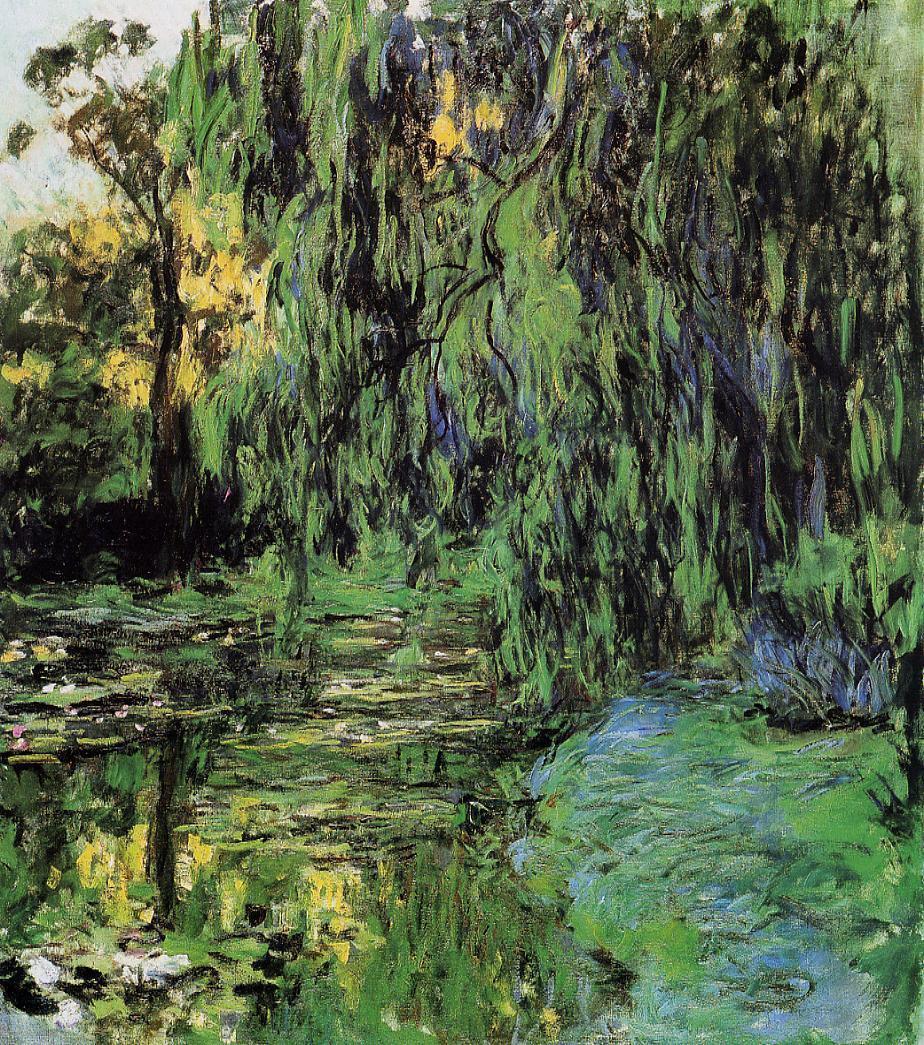 Weeping Willow and Water-Lily Pond - 1916/1919 #artbots #monet