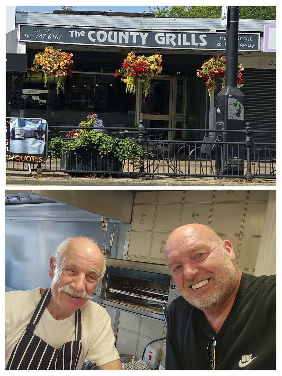 bigphil321's tweet image. We had breakfast in the cafe next door to my old Urmston store, both opened ‘82, where me &amp;amp; Wendy met..
The owner Matthew, recognised me as soon as I walked in, unbelievable, from 43 years ago, it was so emotional, came &amp;amp; sat with us, we had a great catch up👍😃❤️ #bestday