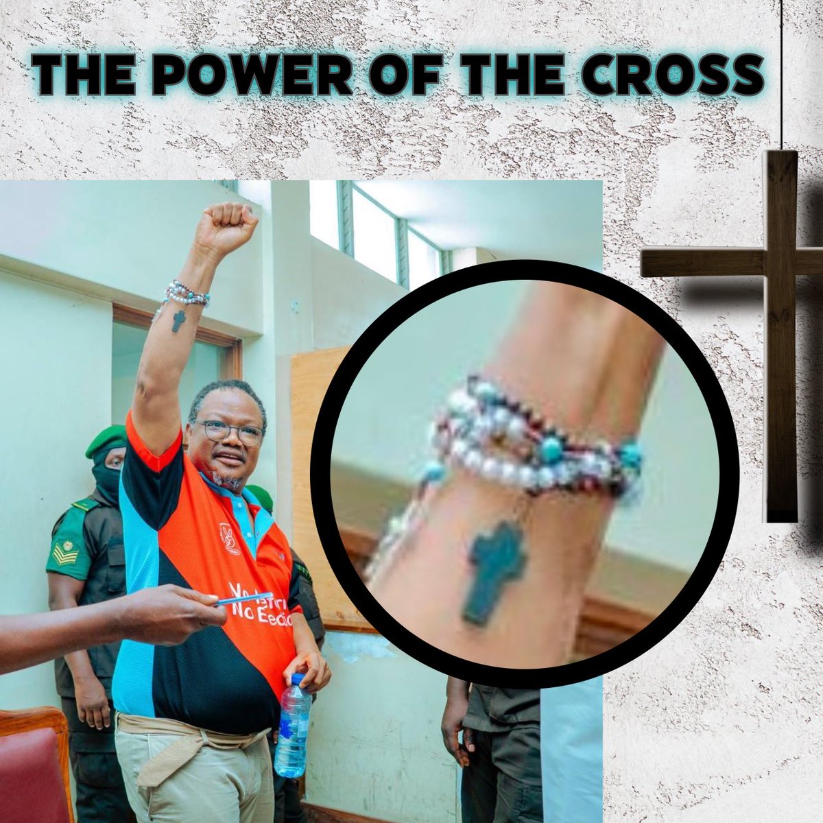 MariaSTsehai's tweet photo. I am glad that in the midst of extraordinary hardship, @TunduALissu finds strength in his faith 🙏🏽
Imani ni nguzo muhimu katika harakati hizi! Nafurahi kuona Lissu amesimama imara katika imani yake
Kila mpenda haki kwa imani yake asimame imara ✊🏽
Wakristo tunaamini nguvu ya msalaba na wakatoliki tunaamini katika sala za rozari 
Tuombeane na tumwombee Tundu Lissu na tusikate tamaa ✊🏽
Amen!