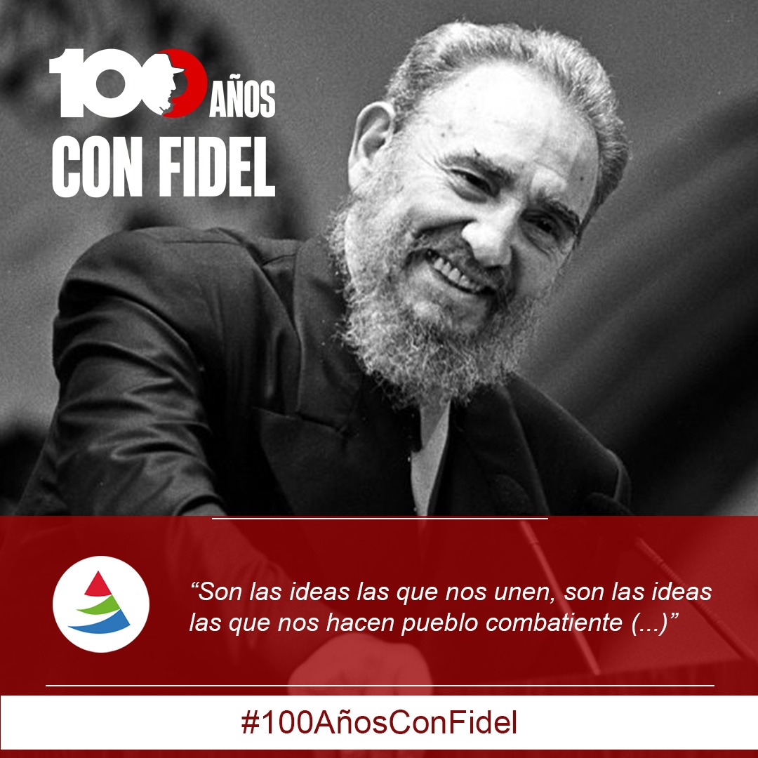 IrinaM26556's tweet photo. Hoy Cuba honra el legado del Comandante en Jefe Fidel Castro en el aniversario 99 de su natalicio. Ejemplo de firmeza, pensamiento revolucionario y amor por su pueblo. #FidelPorSiempre #Fidel99 #Cuba
#SantiagodeCuba.
@BarbaraCuadro @britaalberteris https://t.co/JKRvpZpAtc