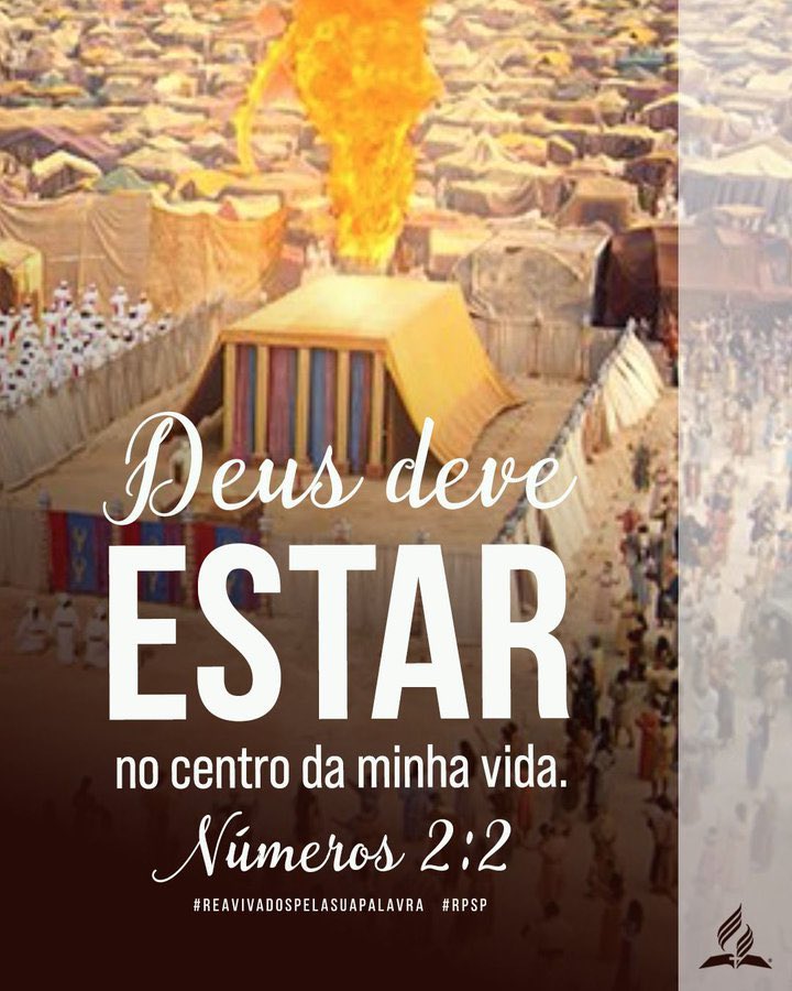 prrafaelfrazao's tweet photo. O santuário ficava no meio do povo, como uma demonstração clara de que Deus desejava ser o centro da adoração do Seu povo. Hoje não é diferente: o Senhor deseja ser o centro da sua vida.
#Nm2 #RpSp #PrimeiroDeus https://t.co/8zzA2HjIpx