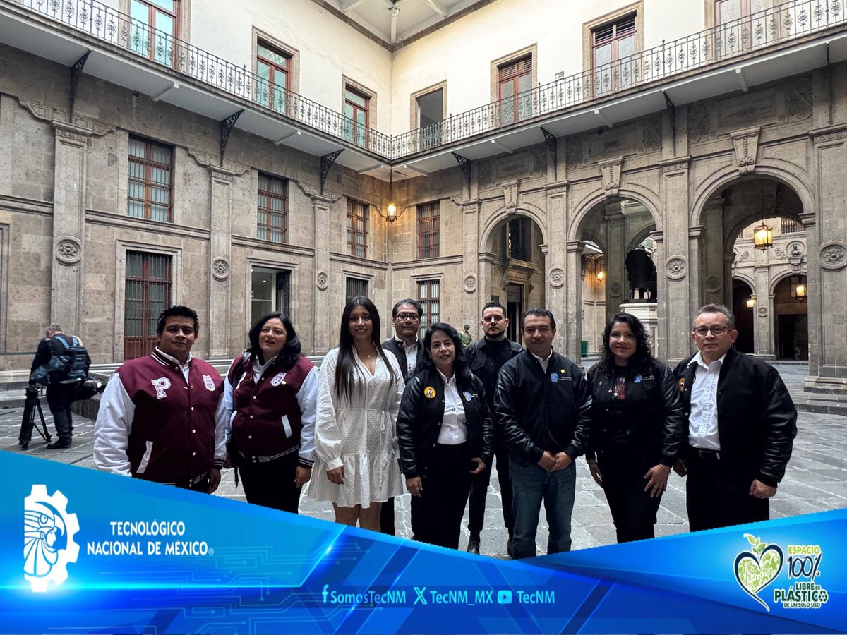 #ElTecNMInforma 
Los investigadores del TecNM y la secretaria de Extensión y Vinculación, Andrea Zarate Fuentes se encuentran ya presentes en Palacio Nacional, para acompañar a nuestro director general Ramón Jiménez López.
