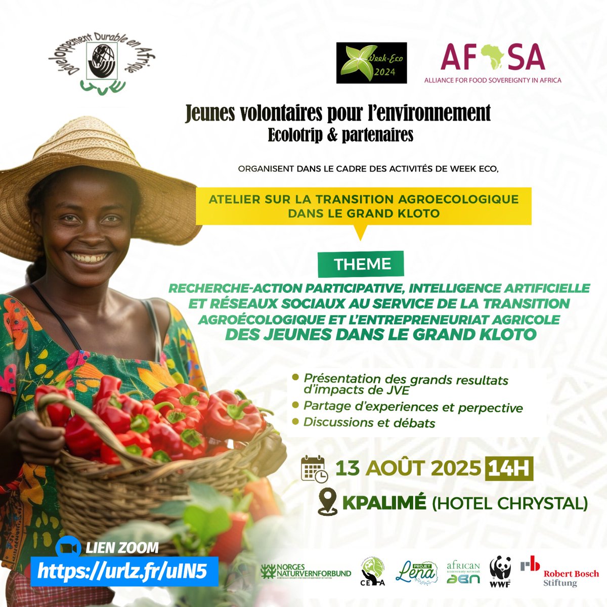 Luttah Aluora (@laluora) on Twitter photo Conversations on #foodsystems transition through #Agroecology are capital especially when youth are engaged for the long-term. Join the conversation during this years #WeekEco #ABCFestival <a href="/JVE_Int/">JVE International</a> <a href="/Afsafrica/">AFSA</a> <a href="/WWF_Africa/">WWF Africa</a>
#AgroecologyTransition
#AfricanClimateJusticeCaravan2025 Conversations on #foodsystems transition through #Agroecology are capital especially when youth are engaged for the long-term. Join the conversation during this years #WeekEco #ABCFestival <a href="/JVE_Int/">JVE International</a> <a href="/Afsafrica/">AFSA</a> <a href="/WWF_Africa/">WWF Africa</a>
#AgroecologyTransition
#AfricanClimateJusticeCaravan2025