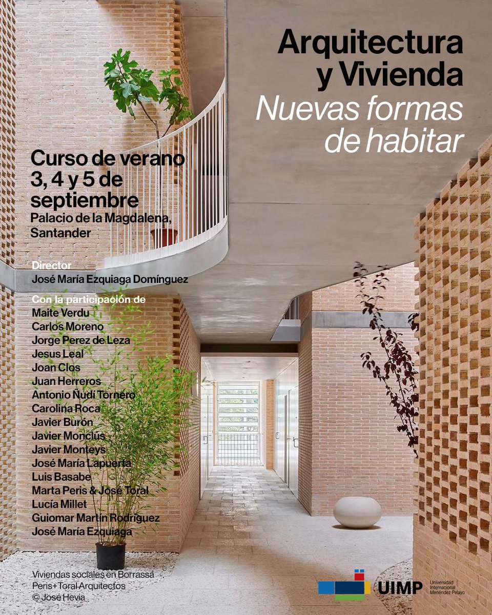 Curso de verano en <a href="/UIMP/">UIMP</a> próximo 3, 4 y 5 de septiembre en Santander 
Palacio de la Magdalena 💥💥💥