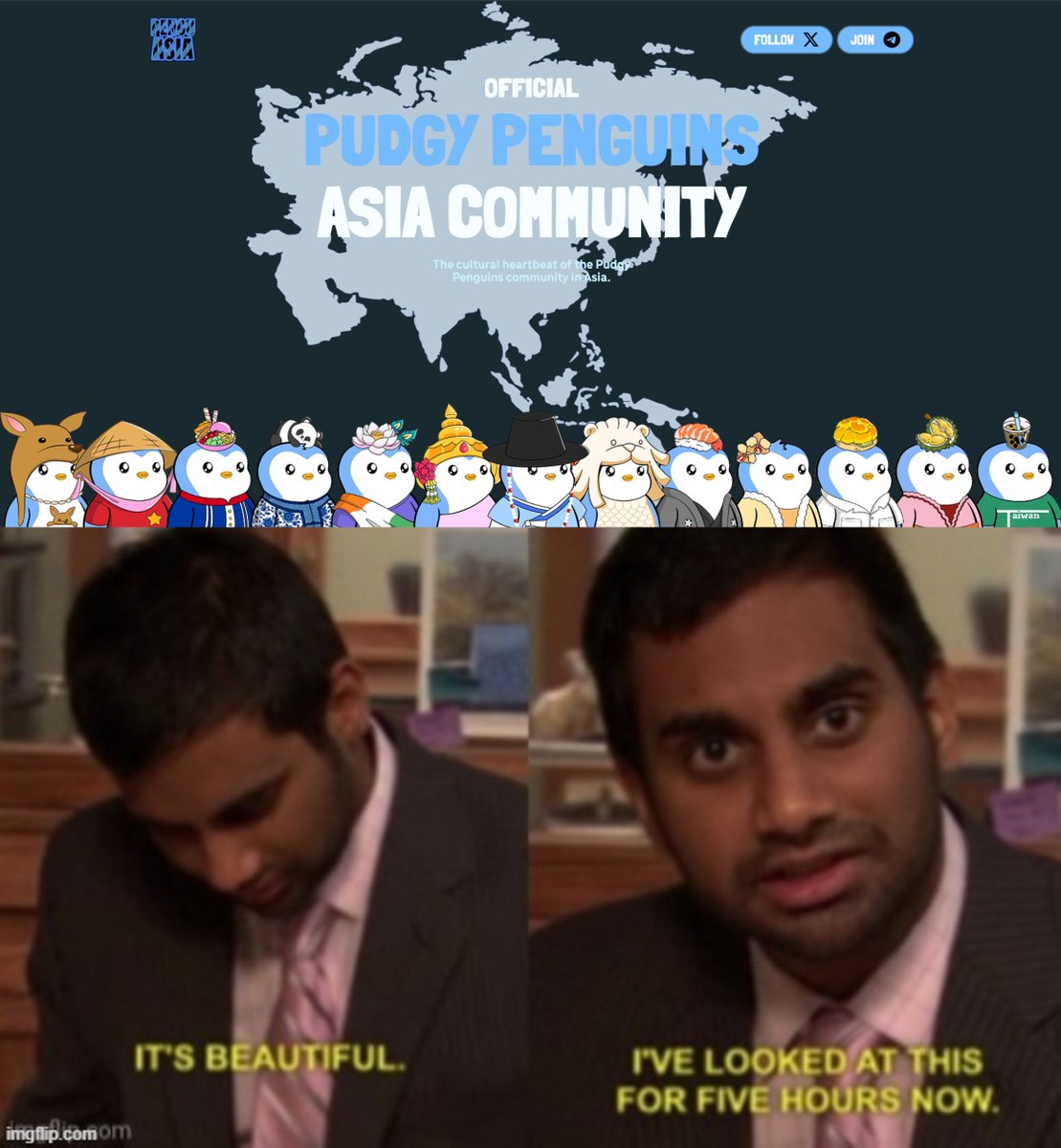 The link is pengu.asia
The community is worldwide