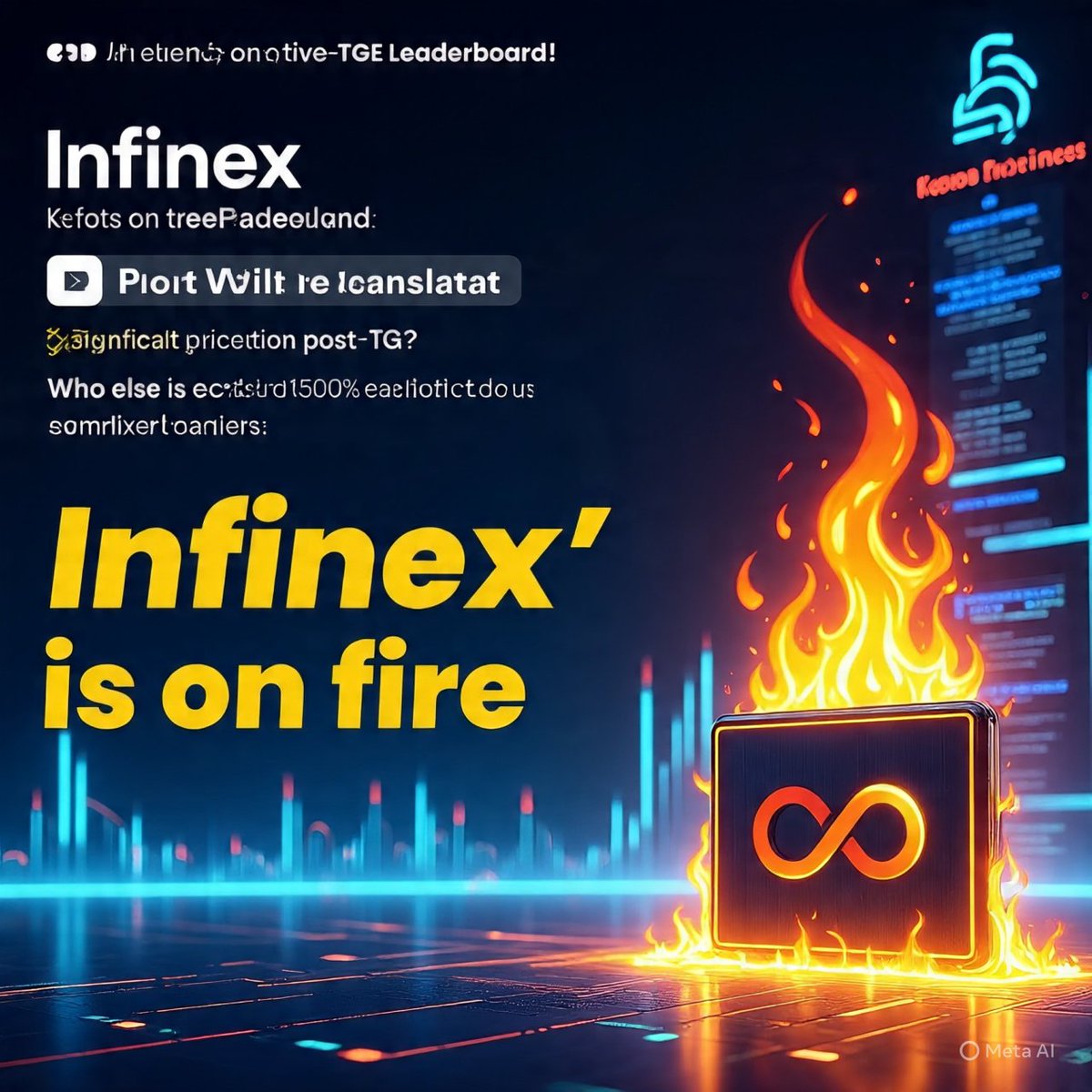 AIRDROPLOGUE (@airdroplogue) on Twitter photo Infinex is on the fire on the Kaito Pre-TGE Leaderboard! Will it translate to significant price action Post-TGE? 🙂
@Infinex <a href="/KaitoAI/">Kaito AI 🌊</a> Infinex is on the fire on the Kaito Pre-TGE Leaderboard! Will it translate to significant price action Post-TGE? 🙂
@Infinex <a href="/KaitoAI/">Kaito AI 🌊</a>