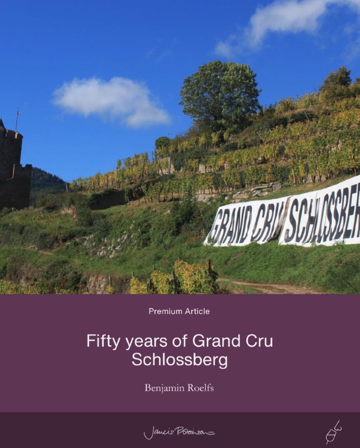 Alsace expert Benjamin Roelfs takes a look at Alsace's most revered grand cru vineyard, the Schlossberg, celebrating its 50th anniversary this year.

shorturl.at/BIZb9 <a href="/JancisRobinson/">Jancis Robinson</a> #DrinkAlsace
