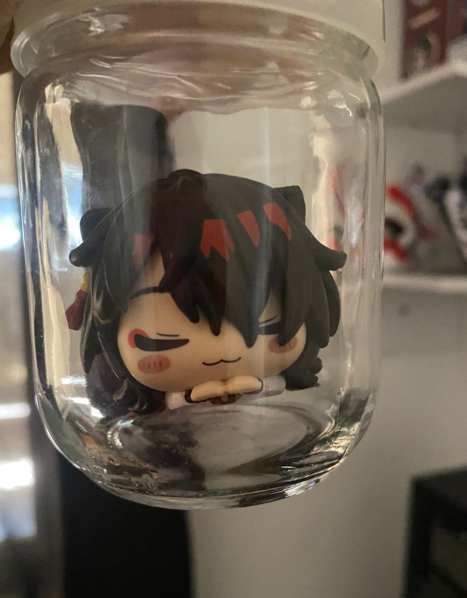 He's never leaving the jar