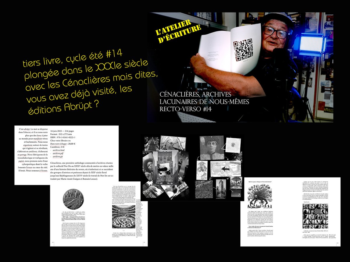 #TiersLivre, cycle été, #14... et si on risquait les Cénaclières ? – et découvrir la folie Abrüpt au passage !

youtube.com/watch?v=lhK0DF…