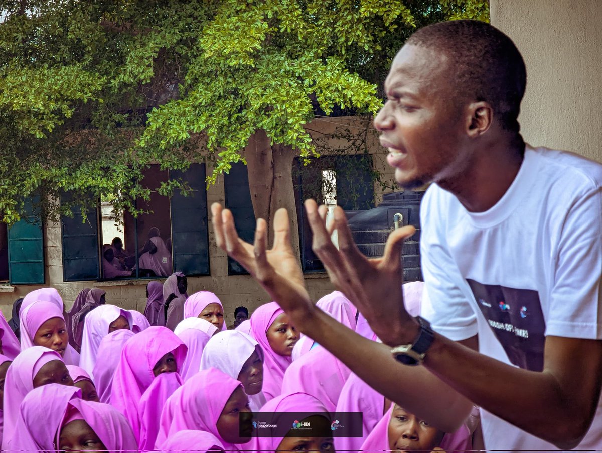 mcLegend150's tweet photo. I and my team second visit to Sanda secondary school Yola this year 2025 to contribute our quota in addressing the global threat Antimicrobial resistance.
Fighting AMR is everybody's responsibility.
#AMRMAU club https://t.co/QZf0Io5nuH